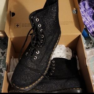 Dr. Martens Black leather boots. Size 10